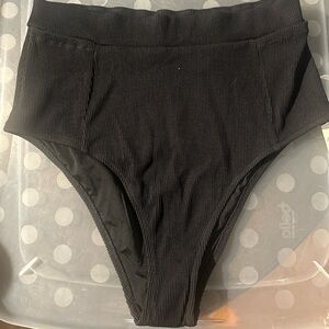 Aerie high waist high cut cheeky bikini bottom NWT